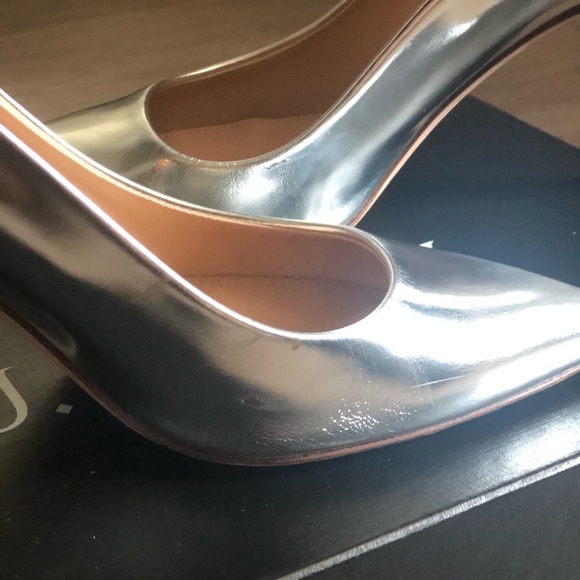J crew Metallic silver pumps - Picture 6 of 6